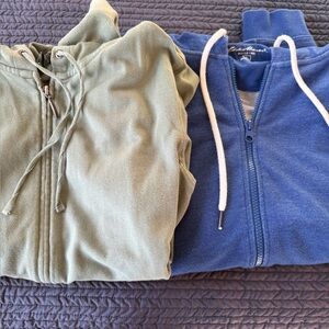 Eddie Bauer women’s set of 2 zip hoodies